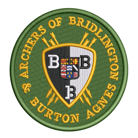 Archers of Bridlington and Burton Agnes Embroidered Badge