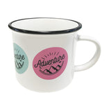 12oz Enamel Mug with Personalised Printing