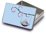 Swinging Love Birds Gift Tin