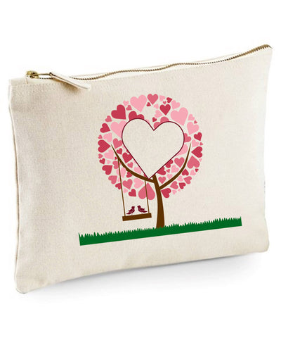 Love Heart Tree Make up Bag