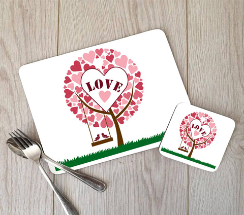 Love Heart Tree Placemat