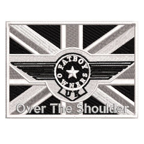 Fatboy Owners - Over The Shoulder Badge 20cm INCLUDES £2 DELIVERY