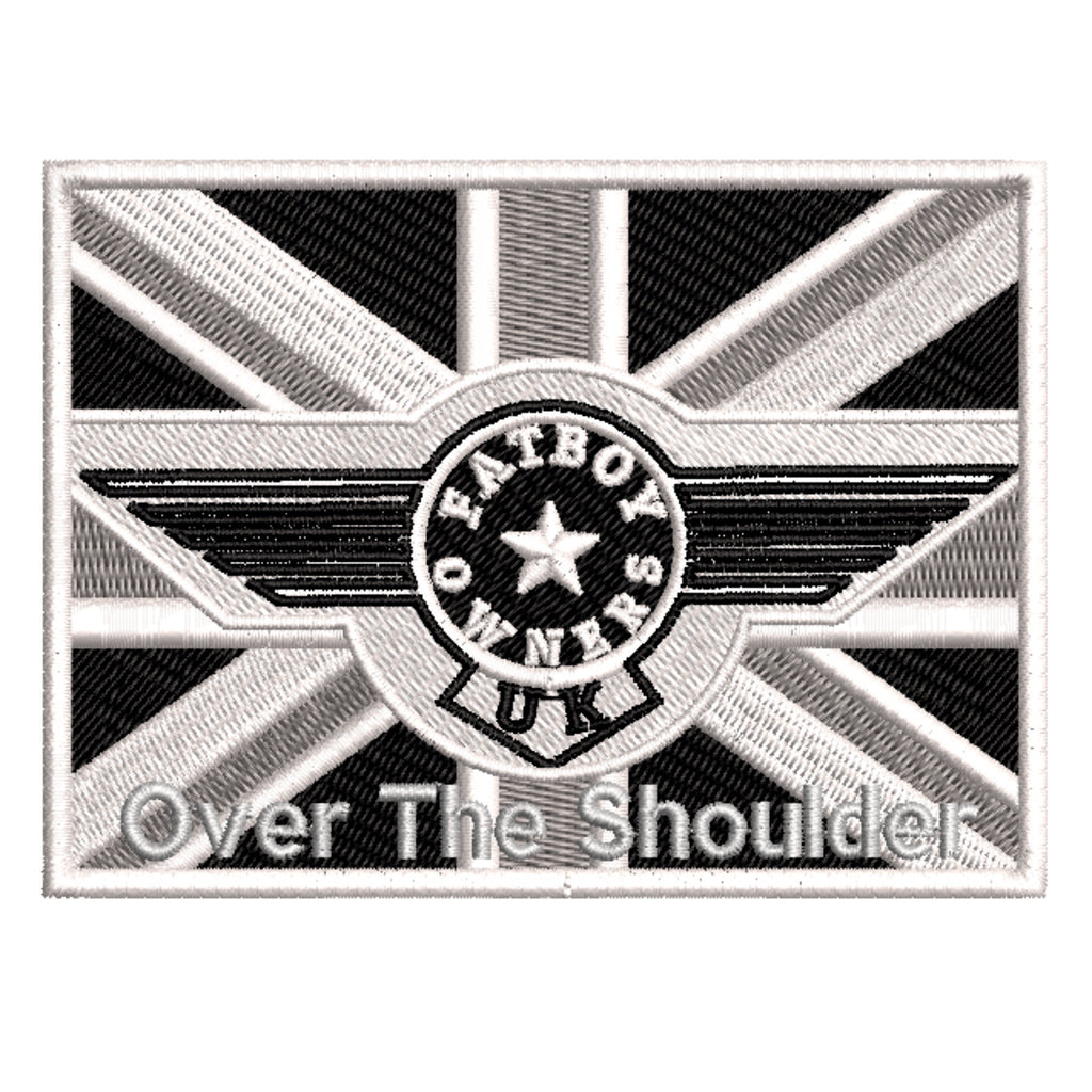 Fatboy Owners - Over The Shoulder Badge 10cm INCLUDES £2 DELIVERY