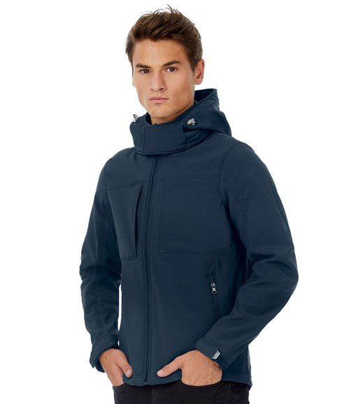 Hooded B&C Softshell - Men's